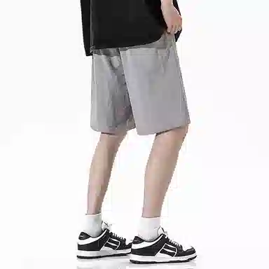 顶峰保罗 无性别主义多巴胺薄款五分裤潮牌速干宽松户外透气亲肤松紧腰抽绳时尚百搭休闲短裤 男女同款