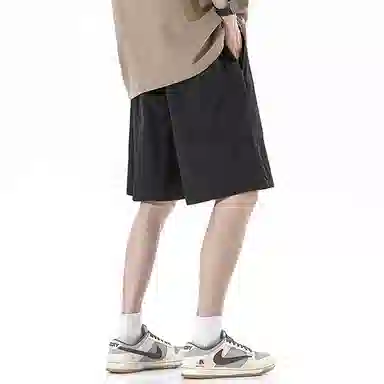 顶峰保罗 无性别主义多巴胺薄款五分裤潮牌速干宽松户外透气亲肤松紧腰抽绳时尚百搭休闲短裤 男女同款