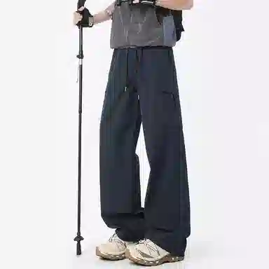 顶峰保罗 美式工装裤直筒阔腿裤多口袋机能速干凉感亲肤透气休闲裤 男女同款