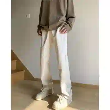 顶峰保罗 美式纯色高街机能排扣工装长裤无性别主义春秋穿搭痞帅潮流百搭高级设计感运动休闲裤 男女同款