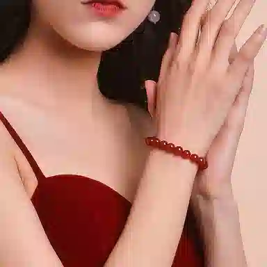 石头记 一往情深 转运珠 玛瑙 玉石手串 男女同款情侣款