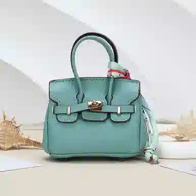 玄唐 创意硬币耳机钥匙迷你包包汽车挂饰 贵气箱包 皮革 挂件 女款