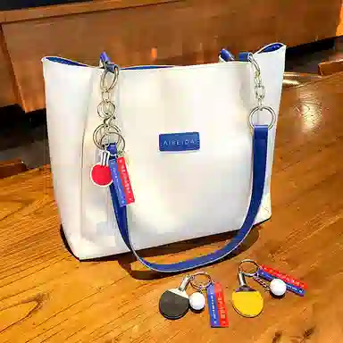 玄唐 创意迷你乒乓球钥匙扣挂饰球搭子专属包包 亚克力 挂件 男女同款情侣款