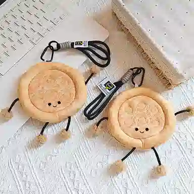 玄唐 新疆文创周边馕小宝仿真食物玩偶挂饰包包 聚酯纤维 挂件 男女同款情侣款