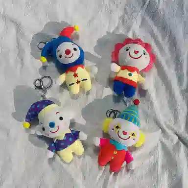 玄唐 个性小丑创意卡通可爱书包娃娃玩偶 短毛绒 挂件 男女同款情侣款