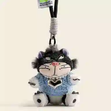 玄唐 玄唐 包包女生小众毛绒公仔玩偶书包挂饰高级感钥匙扣轻奢风球包配件 涤纶 挂件 男女同款情侣款