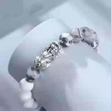 玄唐 貔貅轻奢百搭显大气招财纳福高级感处理 地图石 手串 男女同款情侣款