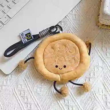 玄唐 新疆文创周边馕小宝仿真食物玩偶挂饰包包 聚酯纤维 挂件 男女同款情侣款