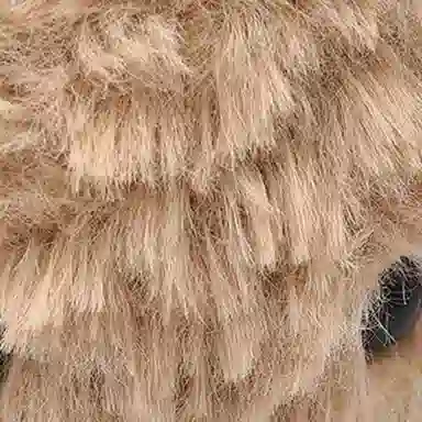 玄唐 可爱拟人卷毛花生公仔玩偶钥匙扣包包#好运 聚酯纤维 挂件 男女同款情侣款