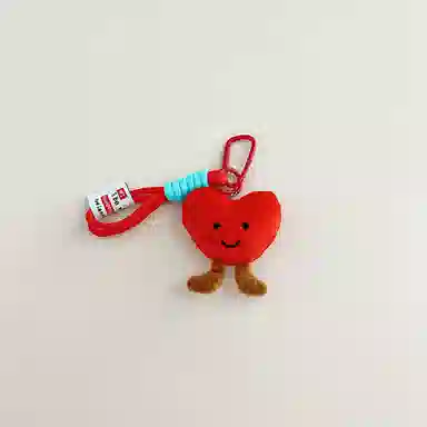 玄唐 可爱卡通爱心五角星登山扣通用包包装饰 聚酯纤维 挂件 男女同款情侣款