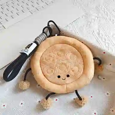 玄唐 新疆文创周边馕小宝仿真食物玩偶挂饰包包 聚酯纤维 挂件 男女同款情侣款