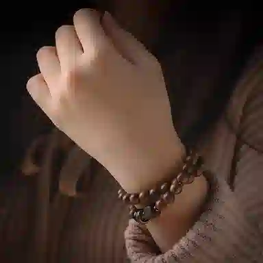 玄唐 国潮文艺复古 礼盒装 金丝檀木 手串 女款