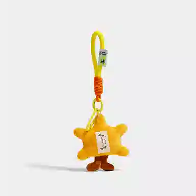 玄唐 可爱卡通爱心五角星登山扣通用包包装饰 聚酯纤维 挂件 男女同款情侣款