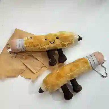 玄唐 古灵精怪创意毛绒玩具公仔钥匙扣学生双肩包背包 聚酯纤维 挂件 男女同款情侣款