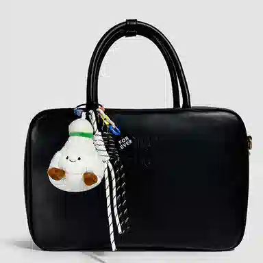 玄唐 可爱羽毛球毛绒玩偶包包萌萌体育公仔球类运动钥匙扣背包挂饰 聚酯纤维 挂件 男女同款情侣款