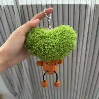 玄唐 三坊七巷爱心树毛绒玩偶钥匙扣可爱公仔背包 聚酯纤维 挂件 男女同款情侣款