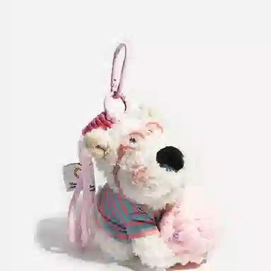 玄唐 可爱西高地书包潦草小狗 毛绒 挂件 男女同款情侣款