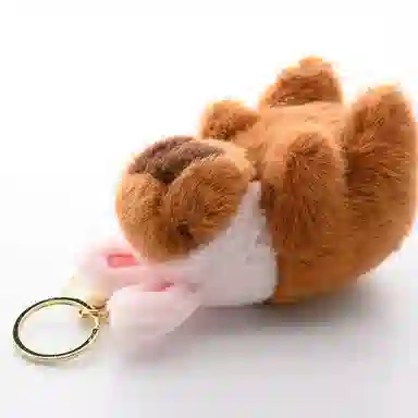 玄唐 高定水豚卡皮巴拉公园玩具毛绒公仔 聚酯纤维 挂件 男女同款情侣款