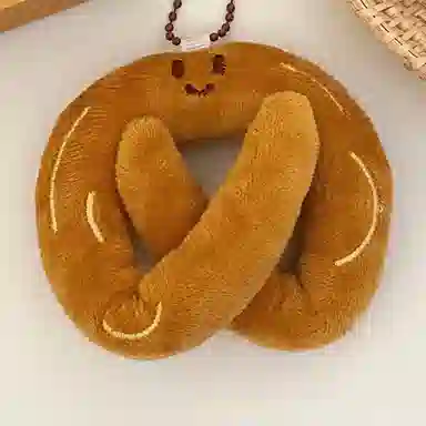 玄唐 创意卡通烘焙面包公仔百搭小玩偶 毛绒 挂件 男女同款情侣款