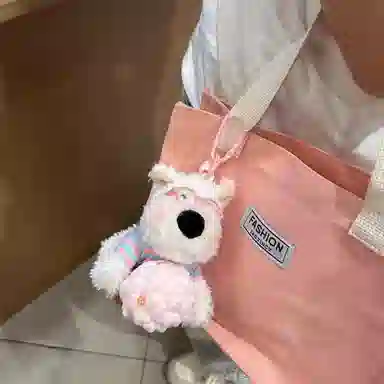 玄唐 可爱西高地书包潦草小狗 毛绒 挂件 男女同款情侣款