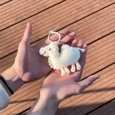 玄唐 沙漠小骆驼玩偶敦煌旅游饰品公仔包包 可爱百搭配饰 短毛绒 挂件 男女同款情侣款