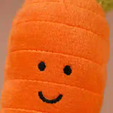 玄唐 蔬菜系列胡萝卜毛绒玩具公仔连珠包包挂饰配饰 聚酯纤维 挂件 男女同款情侣款