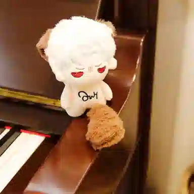 玄唐 努努体裸娃毛绒玩偶公仔书包背包挂饰 聚酯纤维 挂件 男女同款情侣款