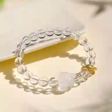 【招财进宝丨财运亨通】 玄唐 新中式貔貅高级感国潮设计首饰#好运 礼盒装处理 白水晶 手串 女款