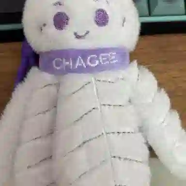 玄唐 毛茸茸胖乎乎可爱羽毛球你的羽球搭子书包球包挂饰 聚酯纤维 挂件 男女同款情侣款