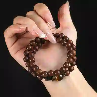 玄唐 国潮文艺复古 礼盒装 金丝檀木 手串 女款