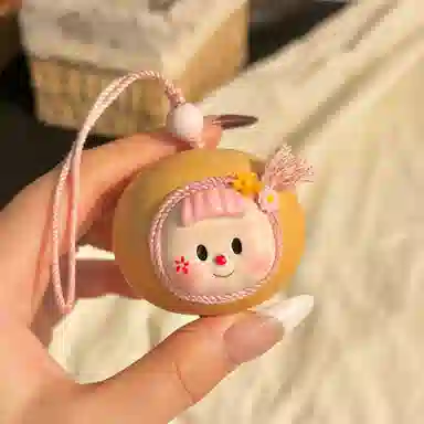 玄唐 可爱文玩雕刻萌娃卡通手机链盘玩饰品包包吊坠#好运 葫芦 挂件 男女同款情侣款