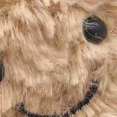 玄唐 可爱拟人卷毛花生公仔玩偶钥匙扣包包#好运 聚酯纤维 挂件 男女同款情侣款