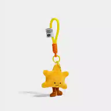 玄唐 可爱卡通爱心五角星登山扣通用包包装饰 聚酯纤维 挂件 男女同款情侣款