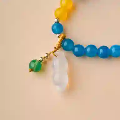 【福禄吉祥丨招财纳福】 玄唐 圆球葫芦可式复古简约百搭轻奢高级感手饰#好运 玉髓 手串 男女同款情侣款