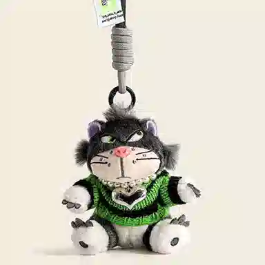 玄唐 玄唐 包包女生小众毛绒公仔玩偶书包挂饰高级感钥匙扣轻奢风球包配件 涤纶 挂件 男女同款情侣款