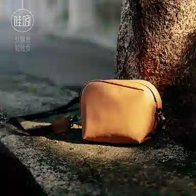 哇吲 设计感小众时尚百搭防水 织物 斜挎包 小号 女款 多色