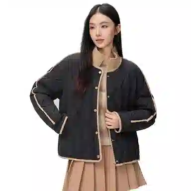 鸭鸭 冬季 立领短款轻薄款羽绒服 女款