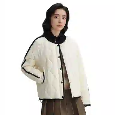 鸭鸭 冬季 立领短款轻薄款羽绒服 女款