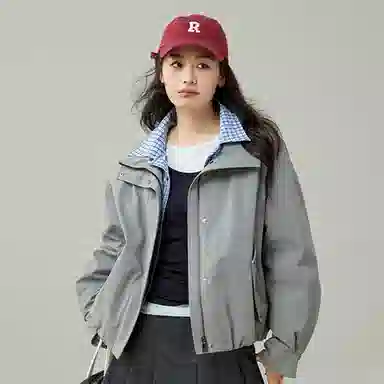 鸭鸭 冬季 时尚百搭假两件工装羽绒服外套 女款