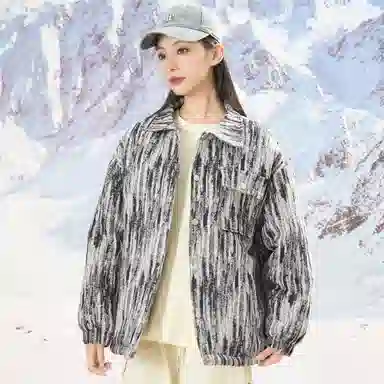 Paddington Bear Dopamine Tie-Dye Down Jacket