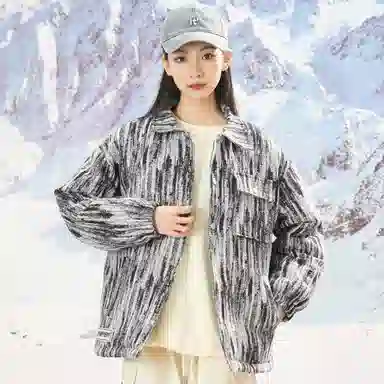 Paddington Bear Dopamine Tie-Dye Down Jacket