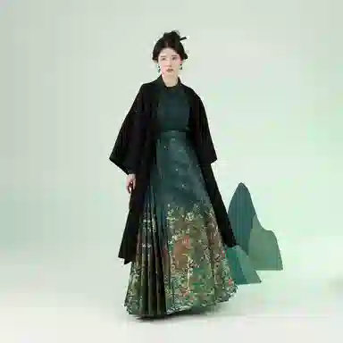 织造司 苍梧针织毛衣长干寺外披织金马面裙神秘高贵 女款