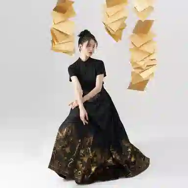 金影昙花织造司原创明制汉服国风马面裙上衣搭配日常通勤半身长裙