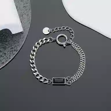 ZKY Double Layer Gem Chain