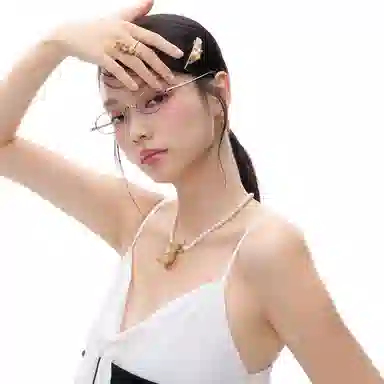 SUMIYAKI Rabbit Zirconia Hairpin