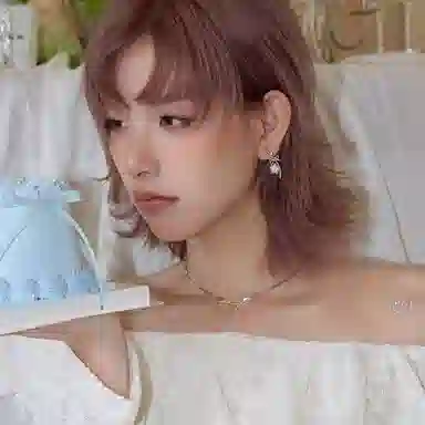 SUMIYAKI Cream Star Banquet Copper Earrings