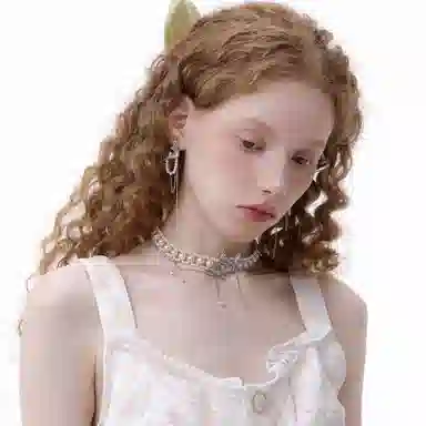 SUMIYAKI Mint Green Pearl Necklace