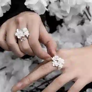 SUMIYAKI Night Cherry Bronze Ring Women