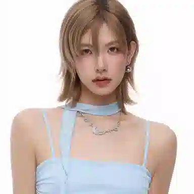 SUMIYAKI Crescent Series Copper Alloy Necklace Women