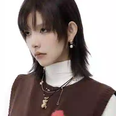 SUMIYAKI Bichon Bow Earrings